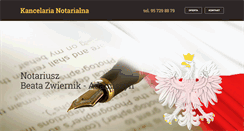 Desktop Screenshot of notariusz-gorzow.com.pl
